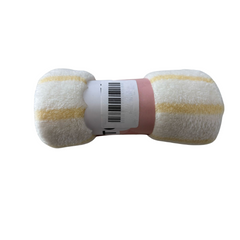 Luxury Coral Fleece Face Towel - Quick-Drying, Soft, and Lint-Free Striped Design