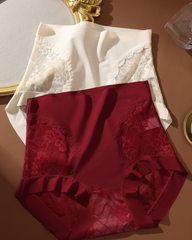 High Waist Plus Size Lace Tummy Control Women’s Briefs