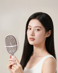 Curved Volume Lift Comb with Massage Cushion for Long and Curly Hair