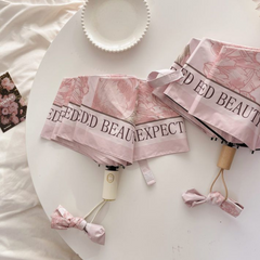 French Style Sun & Rain Umbrella - Durable Automatic Folding UV Protection