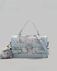 UR Elegant Embroidered Small Box Bag for Women | Fashion Shoulder & Crossbody Handbag