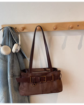 Large Capacity Retro Tote Shoulder Bag for Women – Vintage Handbag Underarm Work Commuter Bag