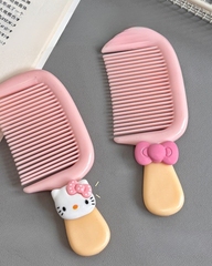 Cute Cat Portable Massage Comb for Kids and Students