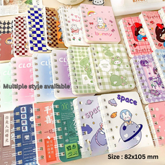 A7 cartoon mini notebook portable pocket coil notebook