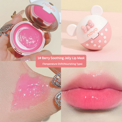 NOVO Sweet Bear Moisturizing Lip Mask – Hydrates, Softens, Reduces Lip Lines, Lipstick Primer