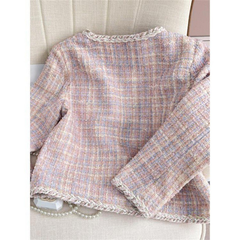 Petite Luxe Tweed Winter Jacket for Women