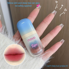 NOVO Velvet Mist Cotton Lip Mud – Soft Matte, Long-Lasting Lightweight Lip Color