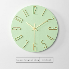 Trendy Minimalist Wall Clock - Creative Quartz Clock for Living Room, Modern Home Decor