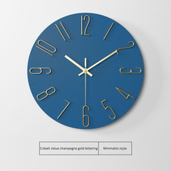 Trendy Minimalist Wall Clock - Creative Quartz Clock for Living Room, Modern Home Decor