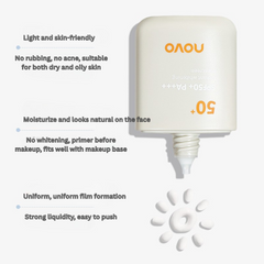 NOVO whitening sunscreen SPF50+ waterproof, sweat-proof and UV-proof