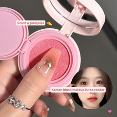 NOVO Tipsy Air Cushion Blush – Matte Finish, Natural Expanding Color, Long-Lasting, Non-Smudge