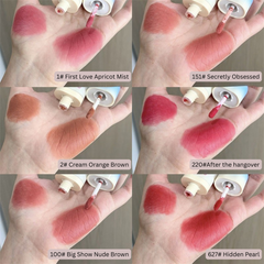 NOVO Velvet Mist Cotton Lip Mud – Soft Matte, Long-Lasting Lightweight Lip Color