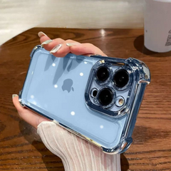 Luxury Shockproof Clear iPhone Case – Full Cover for iPhone