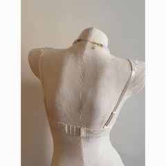 Plus Size Ultra-Thin Lace Minimizing Bra Set – Sexy French Style Lingerie