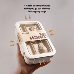 Microwaveable Lunch Box – Leak-Proof, BPA-Free Food Container with Compartments