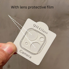 All-Clear Camera Lens Protector – One-Piece Transparent Cover for iPhone Rear Camera