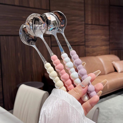 Pearl Stainless Steel Spoons – Set of 2 Stylish Western Soup Spoons