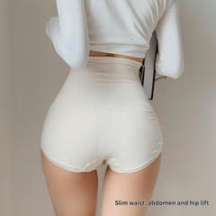 Modal High-Waist Lace-Trimmed Women’s Panties with Cotton Gusset