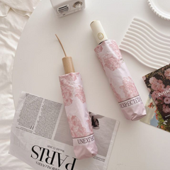 French Style Sun & Rain Umbrella - Durable Automatic Folding UV Protection