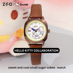 Hello Kitty Women's Quartz Watch – Retro Small Dial, Light Luxury Quartz Timepiece