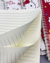 Cute Hello Kitty A5 Spiral Notebook Thick Pages Student Writing Journal