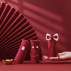 Cotton Antibacterial Girls’ Briefs – Soft Red Triangle Underwear with 100% Cotton