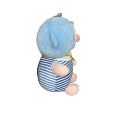 Dolphin Dressed Pig Plushie – Cute Stuffed Animal Toy for Kids & Gifts