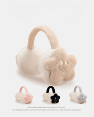 Foldable Plush Earmuffs for Warmth and Ear Protection