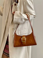 Elegant Vintage Baguette Bag – Fashion Shoulder and Handbag