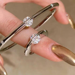 Orbit Star Zircon Ring Cosmic Design Statement Ring