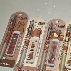 Capybara Automatic Pencil – Cute 0.5mm Student Press-Style Pencil Set