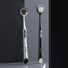 Men’s Tongue Cleaner & Scraper – Effective Tongue Coating Removal, Oral Care Gel Brush