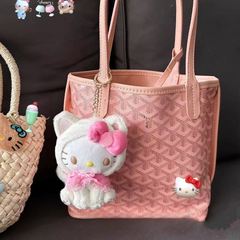 Cute Sanrio Kitty Plush Keychain - Adorable Hanging Pendant for Bags, Keys, and Gifts