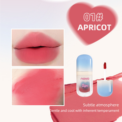 NOVO Velvet Mist Cotton Lip Mud – Soft Matte, Long-Lasting Lightweight Lip Color