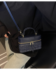 Luxury Red Chain Box Handbag for Women