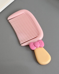Cute Cat Portable Massage Comb for Kids and Students