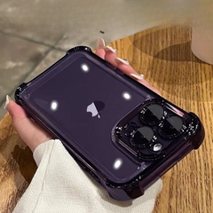 Luxury Shockproof Clear iPhone Case – Full Cover for iPhone