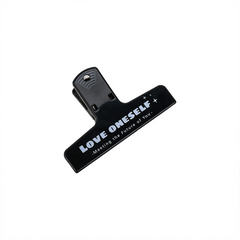 Morandi color multifunctional cute simple handbook storage magnetic long tail clip for notebook