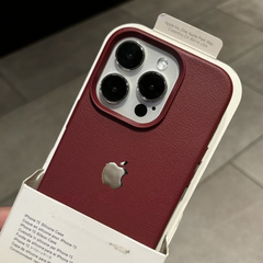 Litchi Texture Angora Phone Case – Elegant & Protective