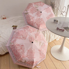 French Style Sun & Rain Umbrella - Durable Automatic Folding UV Protection