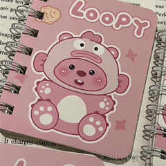 Aesthetic Beaver A7 Spiral Notebook - Cute Pocket Journal for Students