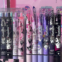 Kuromi Sanrio Click Pen – 0.5mm Quick-Drying Gel Pen for Students