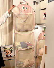 Multi-Layer Hanging Mesh Organizer for Underwear and Socks