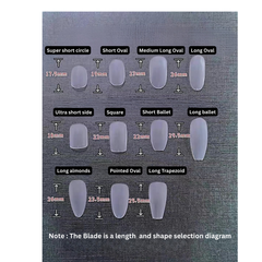 Handmade Klein Blue Gradient Press-On Nails – Light Luxury Irregular Detachable Nail Set