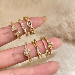 Round Pig Nose Open Ring for Women – Fashionable Statement Finger Ring