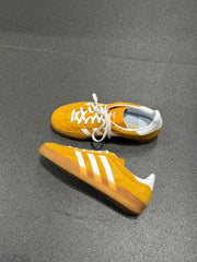 ADIDAS ORIGINALS Yellow & White Gazelle Indoor Sneakers | Bright Yellow | Comfortable & Stylish Casual Shoes | Samba