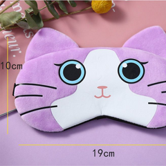 Plush Light-Blocking Sleep Mask - Breathable & Cooling Eye Mask for Men, Women, and Students