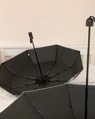 Kuromi Gothic Black UV Protection Automatic Umbrella – Stylish Sun & Rain Parasol for Women