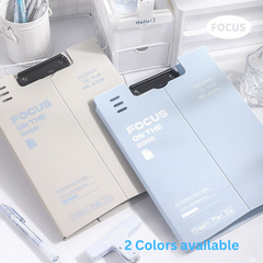 TruColor Stand-Up A4 Clipboard - Student Writing Pad, Exam Board, Office Document Holder