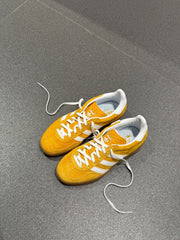 ADIDAS ORIGINALS Yellow & White Gazelle Indoor Sneakers | Bright Yellow | Comfortable & Stylish Casual Shoes | Samba